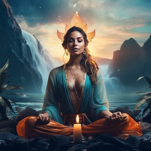Ocean Yoga Serenity: Symphony of Mindful Poses - Rainforest Ambience