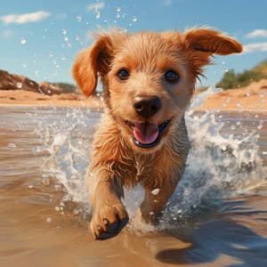 Abrazos Eternos De Perros: Armonía Oceánica Para La Felicidad - Sonidos Naturaleza