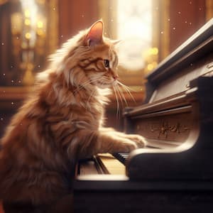 Cat's Fire Comfort: Soothing Ambient Tunes - Cat Music Hour