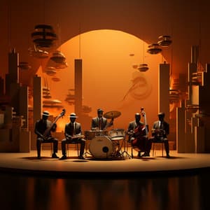 Música Jazz: Ecos Metropolitanos - Música de cafetería feliz