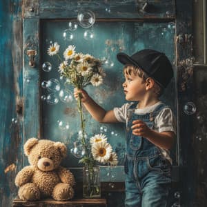 Enchanting Elegance: Little Ears' Piano Rainfall - Peaceful Piano Spa