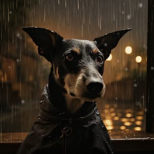 Tranquilidad Armónica Para Mascotas: Melodías De Gotas De Lluvia - Cielos Rubios