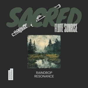 Raindrop Resonance: 432 Hz Flute for Relaxation - Sacred Flute Sunrise