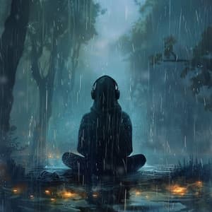 Rain's Relaxing Rhythms: Music's Soft Caress - Deep Sleep Delta Waves