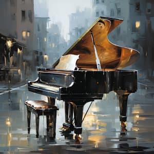 Flujo De Estudio Con La Armonía De La Lluvia Y El Piano - Lluvia mundo