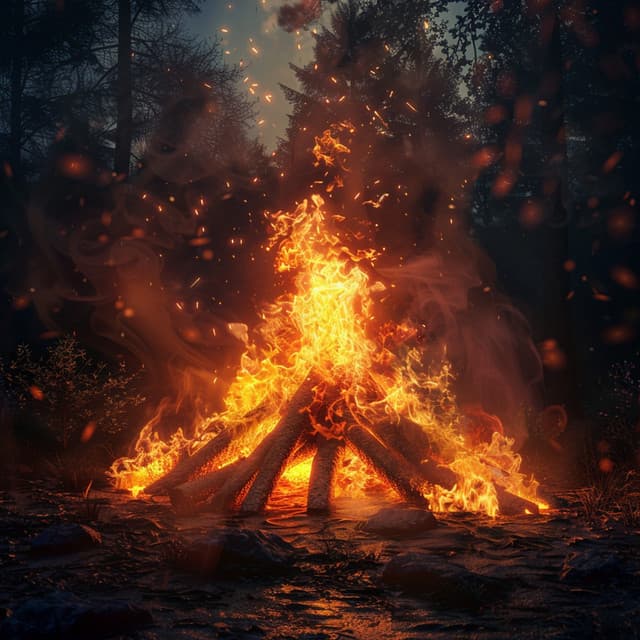 Tranquil Fire Sleep: Calming Flames for Serenity - Asleep and Awake