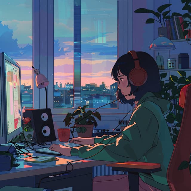Calming Lofi Tunes for Productive Work - Lo-fi Hip Hop Beats