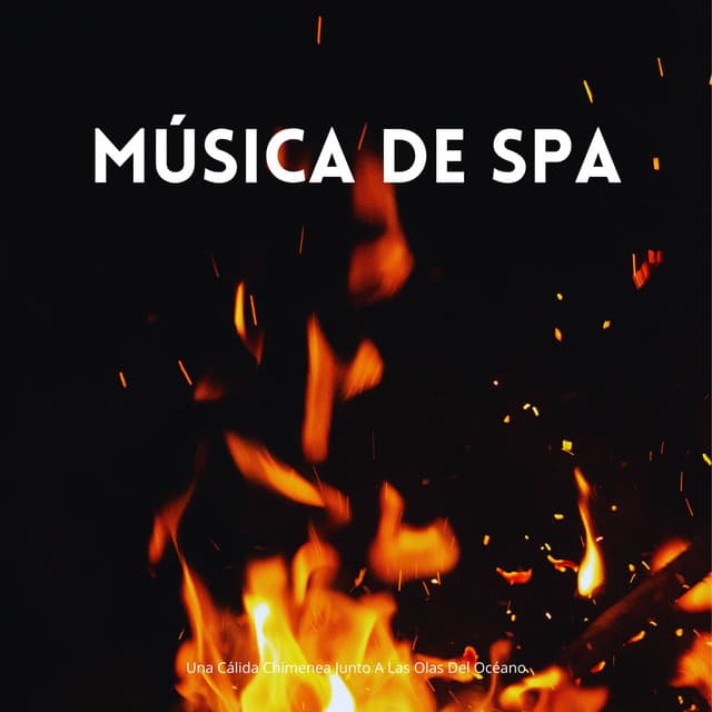 Música De Spa: Una Cálida Chimenea Junto A Las Olas Del Océano - Maestro de muestras de chimenea