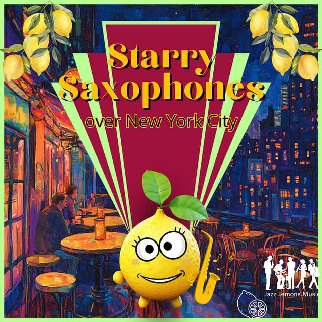 Starry Saxophones over New York City - Jazz Lemons Music