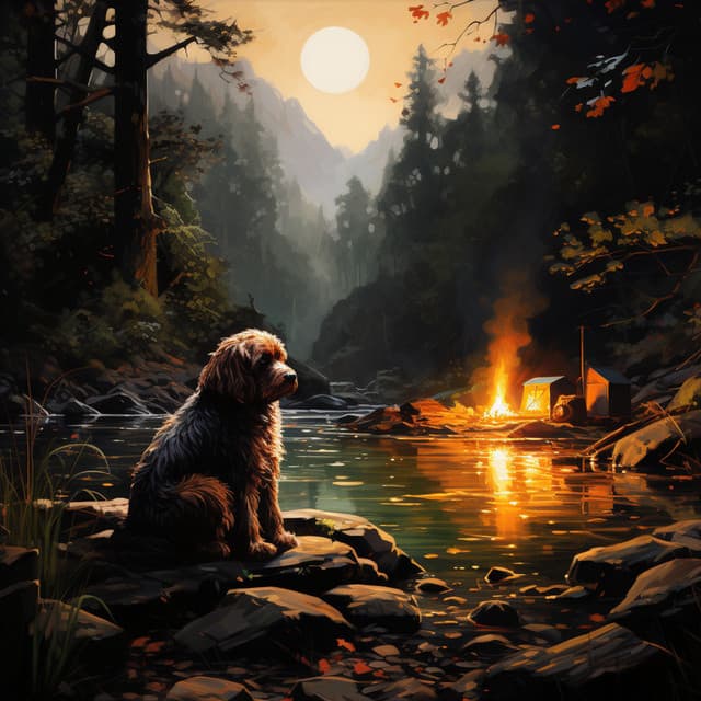 Calidez Canina: Sonidos De Fuego Relajantes Para Perros - Grabaciones de campo