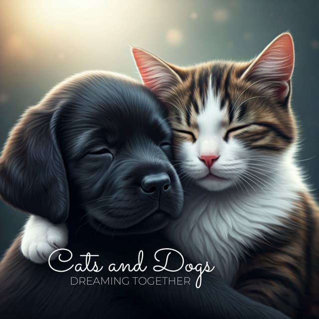 Cats and Dogs Dreaming Together - Pet Relax Academy
