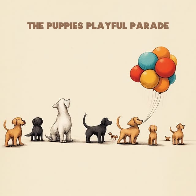The Puppies Playful Parade - Dog Sleep Academy