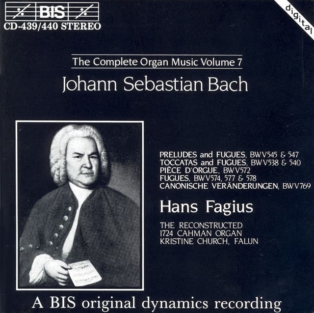 Bach, J.S.: Organ Music , Vol. 7 - Leoš Janáček
