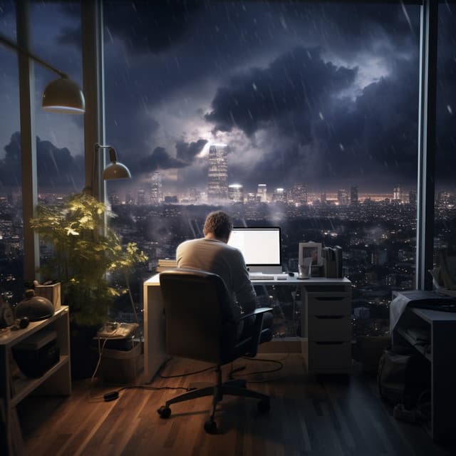 Ritmo De Oficina: Lista De Trabajo Con Truenos - Paisaje sonoro de la naturaleza