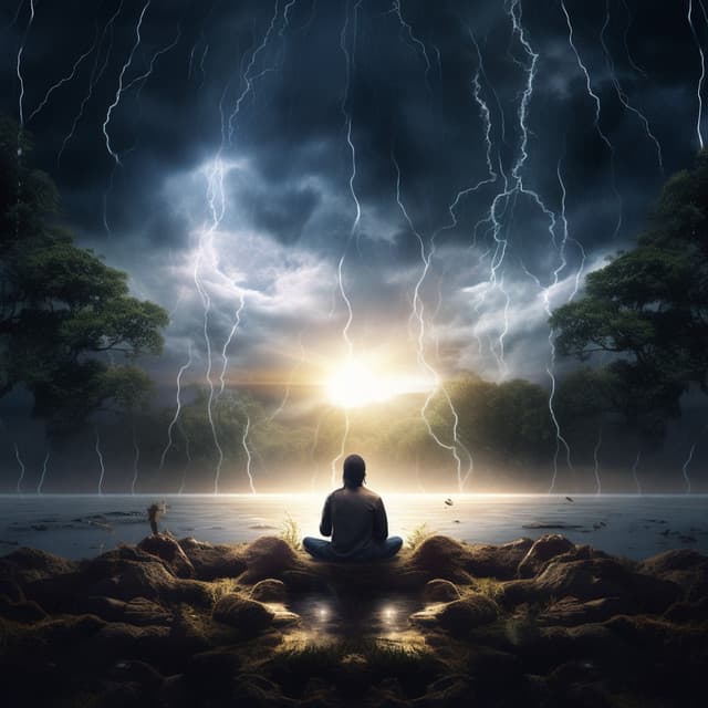 Meditation Under Thunder: Vibrations of Focus - Meditation Music Playlist