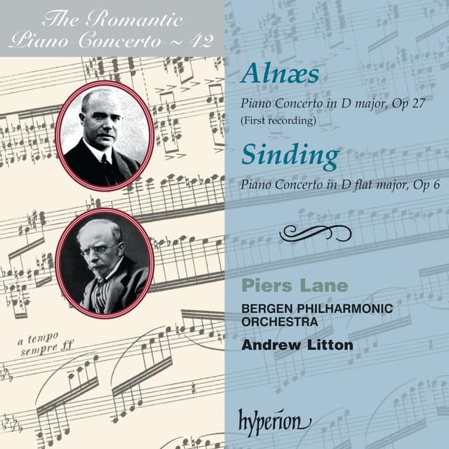 Alnæs & Sinding: Piano Concertos - Piers Lane