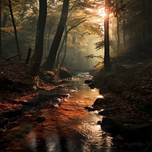 Stream's Peaceful Flow: Relaxation Soundscapes - Relaxing ASMR