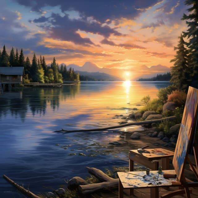 Tranquil Waterscapes: River Study Serenity - 4D Nature Recordings