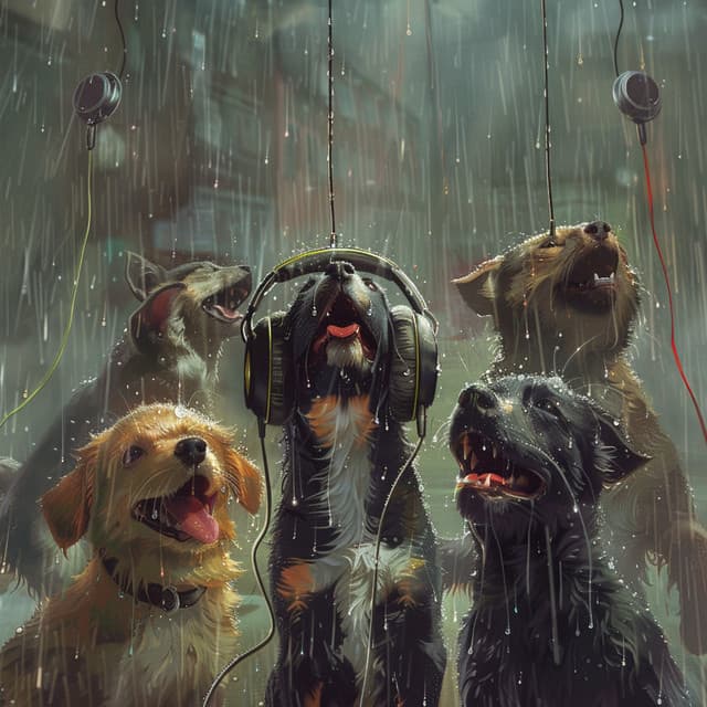 Pets Rain: Calming Animal Melodies - Music for Pets Library