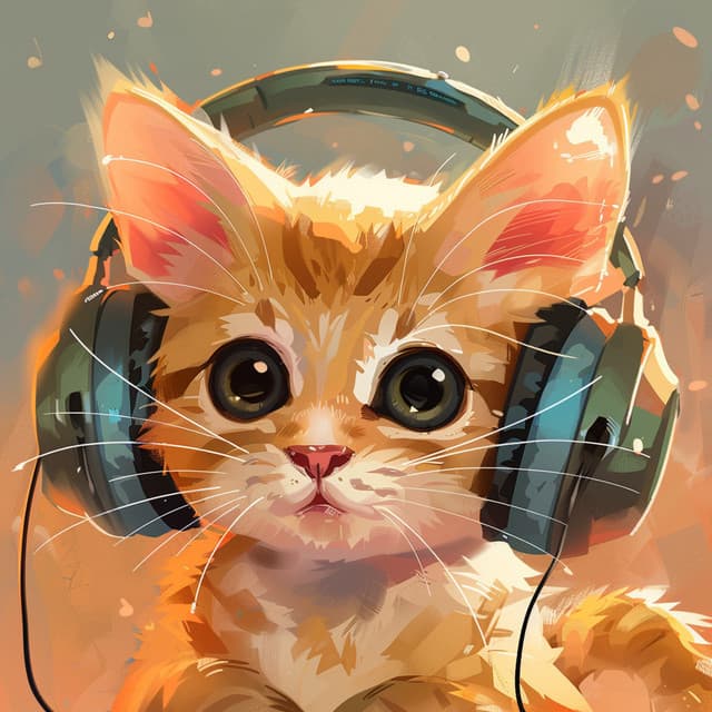 Lofi Cat Nights: Purring Peace Melodies - Kitten Music Therapy