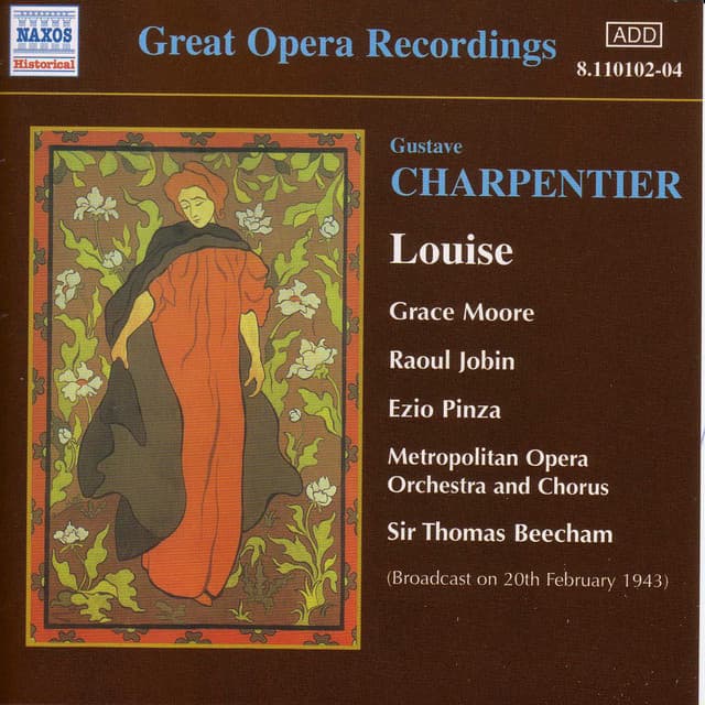 Charpentier: Louise - Grace Moore
