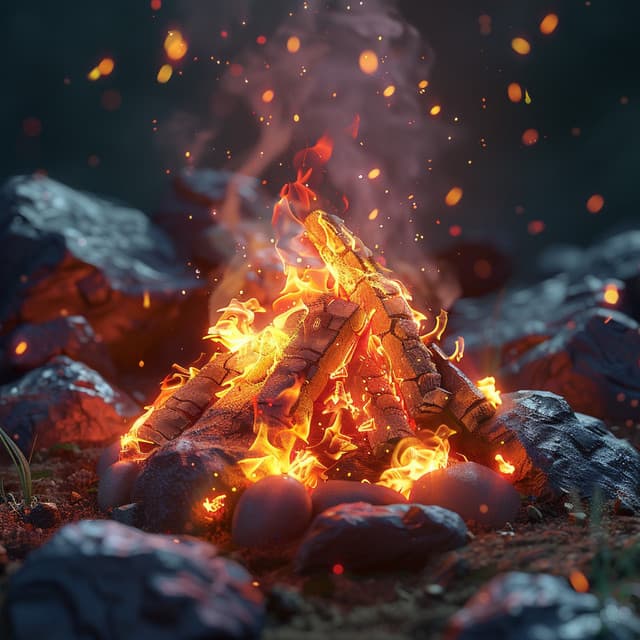 Binaural Fire Reflections for Deep Meditation - Body and Soul Music Zone