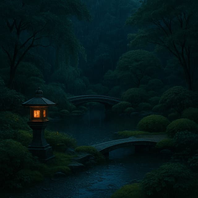 50 Stormy Nights: Serenity - Meditation Rain Sounds