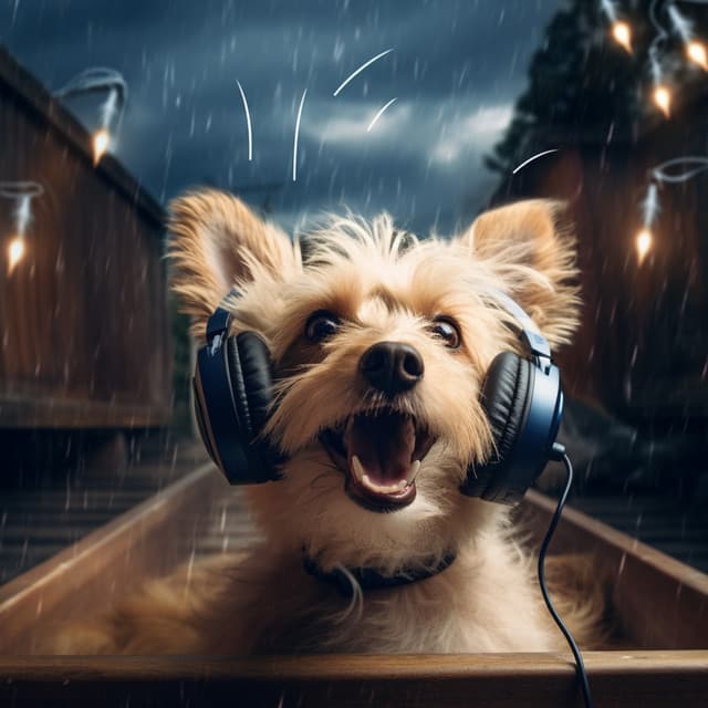 Thunder Calm: Dogs Soothing Melodies - Dog Music Waves