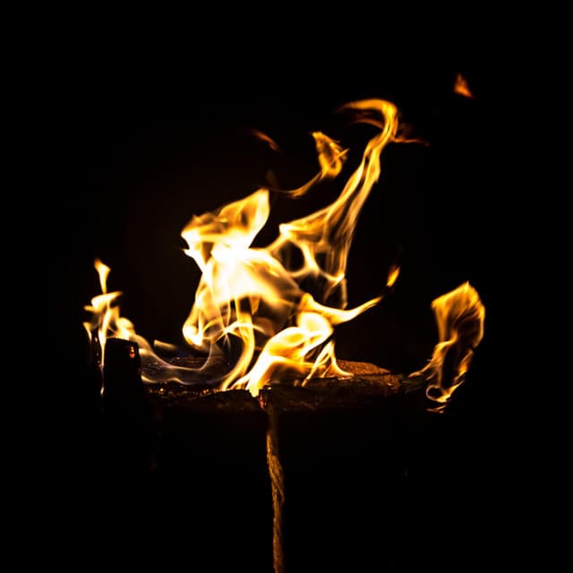 Dancing with Fire: Melodic Embers - Fireplace