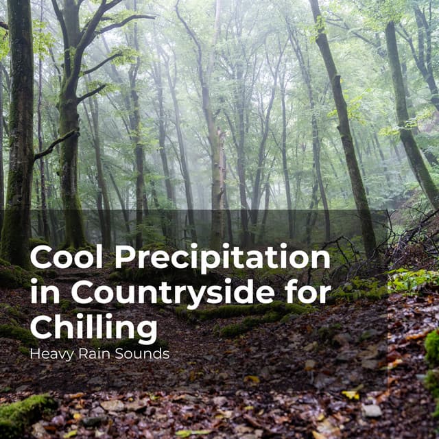 Cool Precipitation in Countryside for Chilling - Heavy Rain Sounds