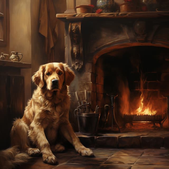 Himno Junto Al Fuego Para Los Sueños Caninos: Música Para Aliviar El Estrés - Nativa americana