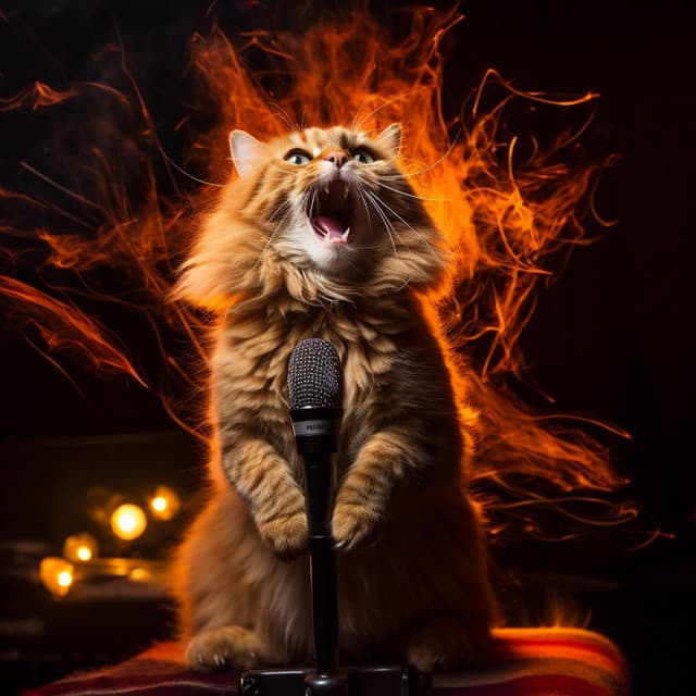Cats Fire: Purring Flame Melody - Isochronic Tones Brainwave Entrainment
