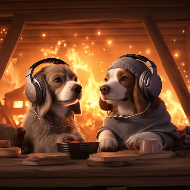 Canine Blaze: Dogs Soothing Chords - Spiritual Medicine