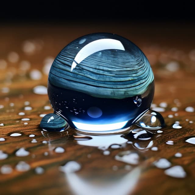 Raindrop Harmony: Melodic Shower - Happy Afternoon Music