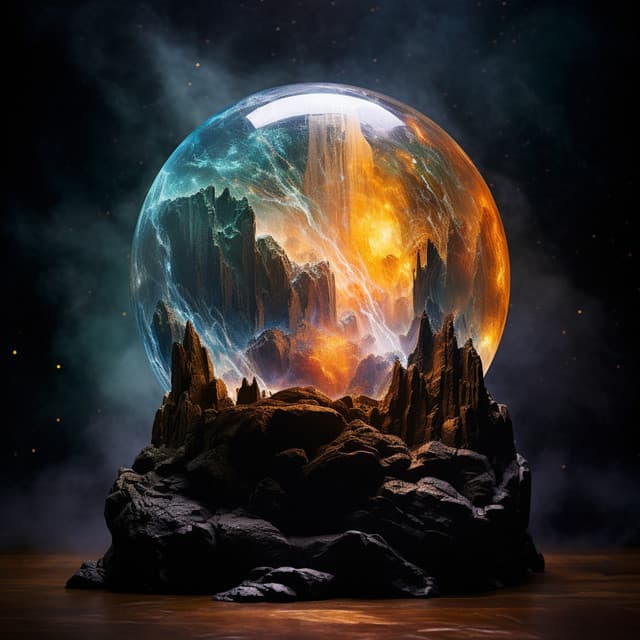 Serenity Meditation: Raindrops Rain Harmonic Waves - Nature's Mirror