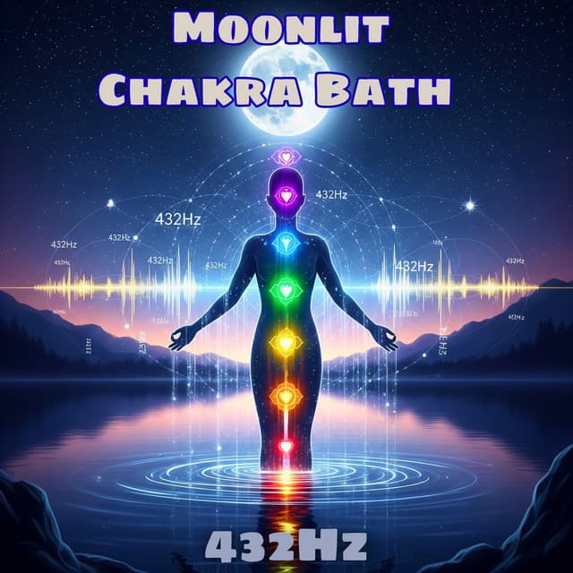 Moonlit Chakra Bath, 432Hz Healing for Deep Reset - Chakra Healing Music Academy