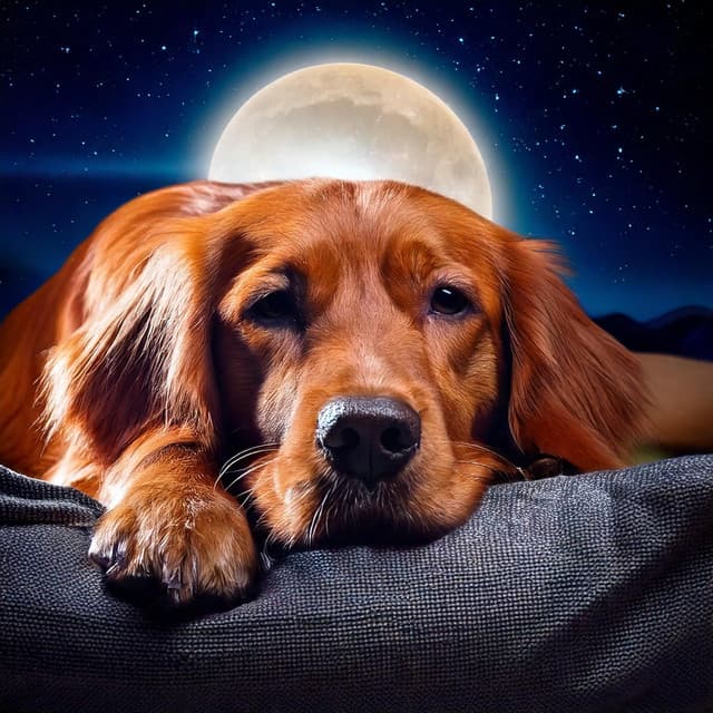 Relaxing Night Sounds for Dogs - 432Hz Orbit Energy