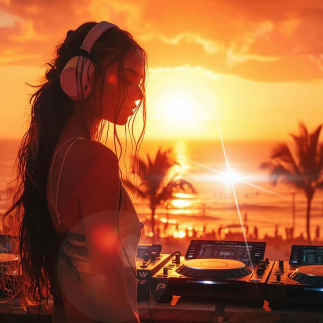 Crimson Sunsets: EDM Mashup Mix 2024, Best Party Music - Siesta Electronic Chillout Collection