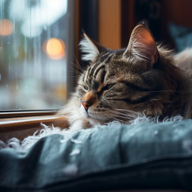 Paisaje Sonoro Binaural Calmante Para Gatos: Lluvia Tranquila Para Felinos Estresados - Guru de música tranquila