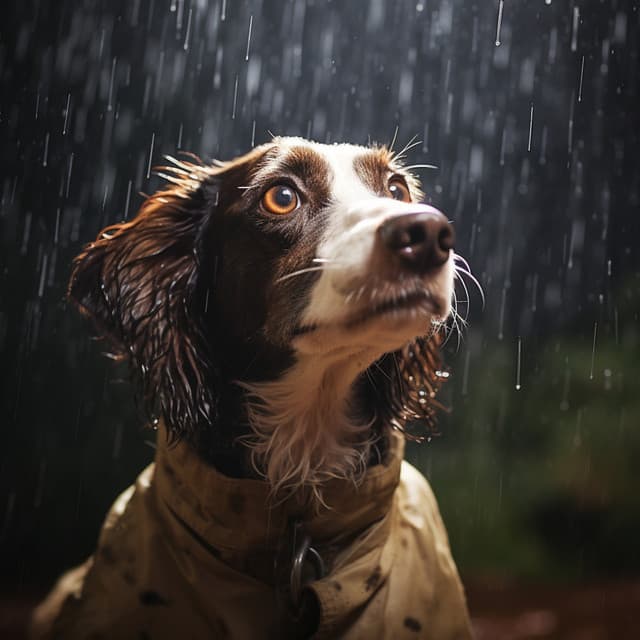 Serenidad Canina De La Lluvia: Sonidos Relajantes Para Perros - Música fácil de escuchar por la tarde