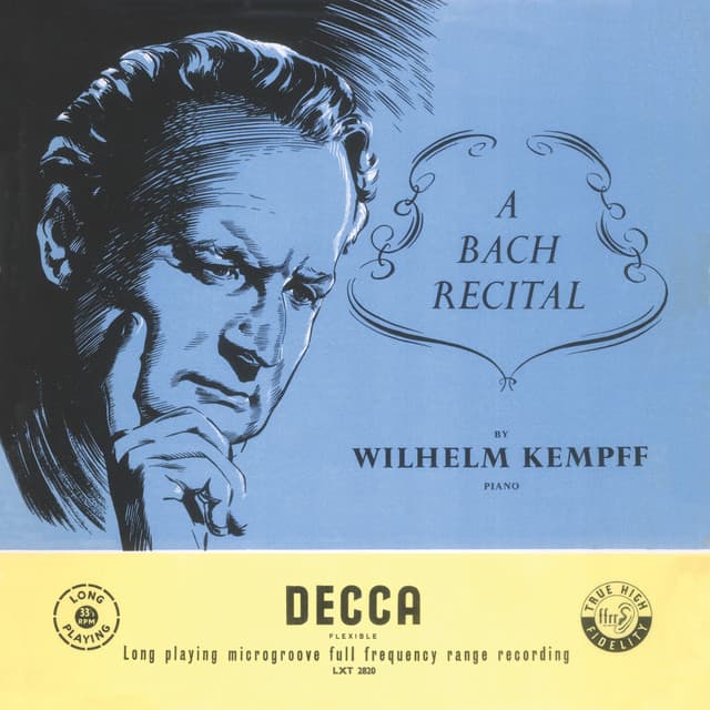 Kempff plays Bach - Wilhelm Kempff
