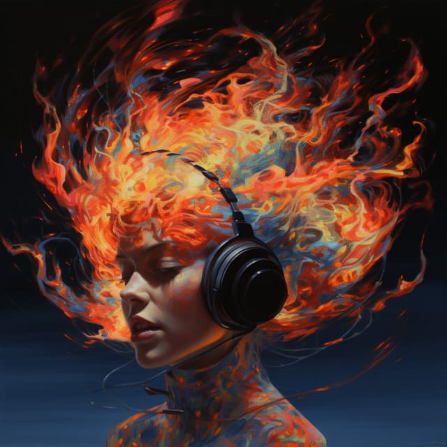 Serenidad Del Fuego Binaural: Llamas Meditativas - Curación manifiesta de energía en órbita de 741 Hz