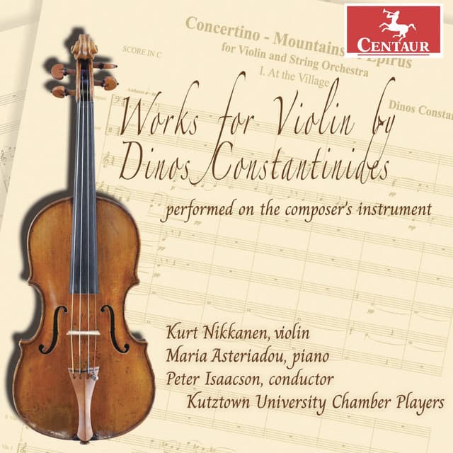 Constantinides: Works for Violin - Dinos Constantinides