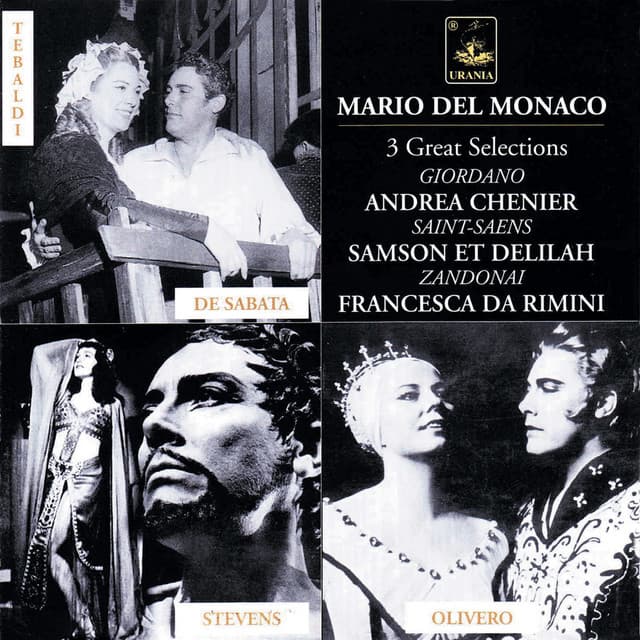 Mario Del Monaco: Selections of Giordano, Saint-Saëns, Riccardo Zandonai - Mario del Monaco