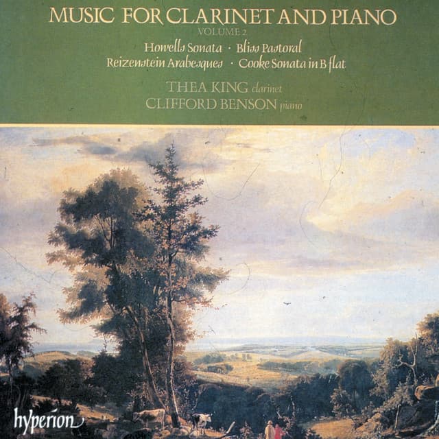 English Music for Clarinet & Piano II: Howells, Bliss & Cooke - Thea King