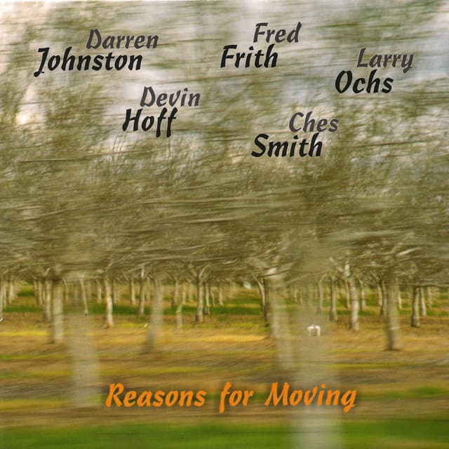 Reasons for Moving - Darren Johnston
