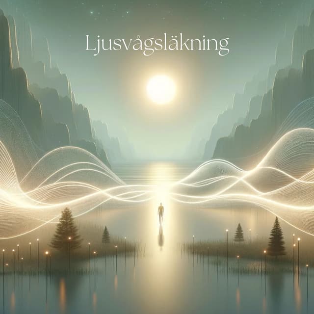 Ljusvågsläkning: Klanglandet av Helande Harmonier - Lugnande zen musikzon