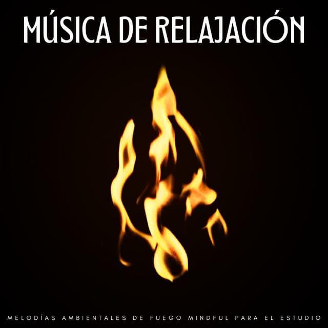 Música De Relajación: Melodías Ambientales De Fuego Mindful Para El Estudio - Cafe de Musica Instrumental
