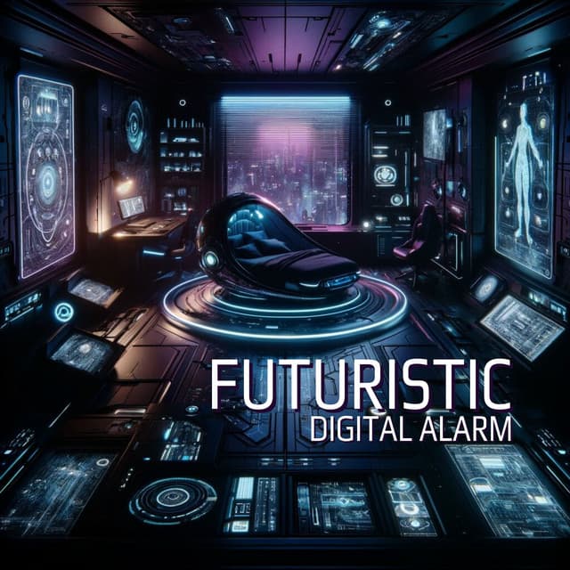 Futuristic Digital Alarm - Digital Chill