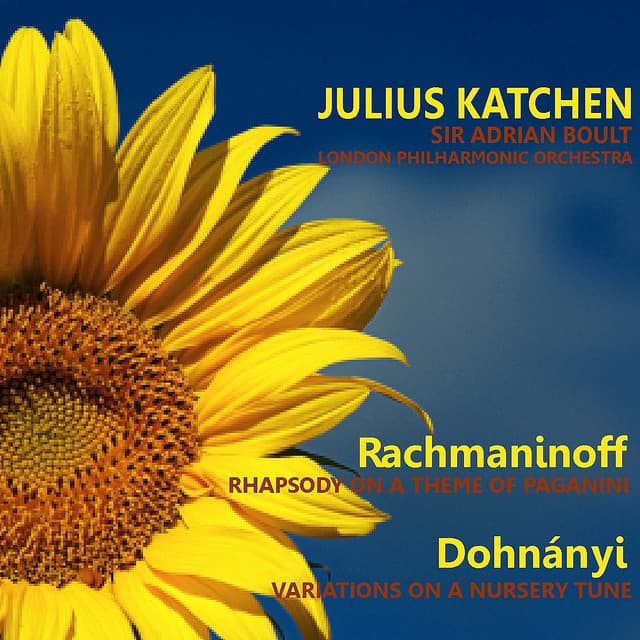 Rachmaninoff: Rhapsody on a Theme of Paganini - Dohnányi: Variations on a Nursery Tune - Julius Katchen